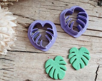 Monstera-bladsnijder voor polymeerkleigereedschap Sieraden DIY-oorbellen maken