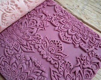 Mandala Texture Roller for Polymer Clay Tools, Seamless Pattern, Jewlery Diy, Earring Making Tool