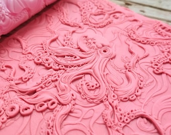 Octopus Texture Roller for Polymer Clay | Tentacle Pattern for Pottery & Earrings