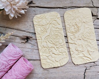 Textuurroller rozenbloem, gereedschap naadloze polymeerklei