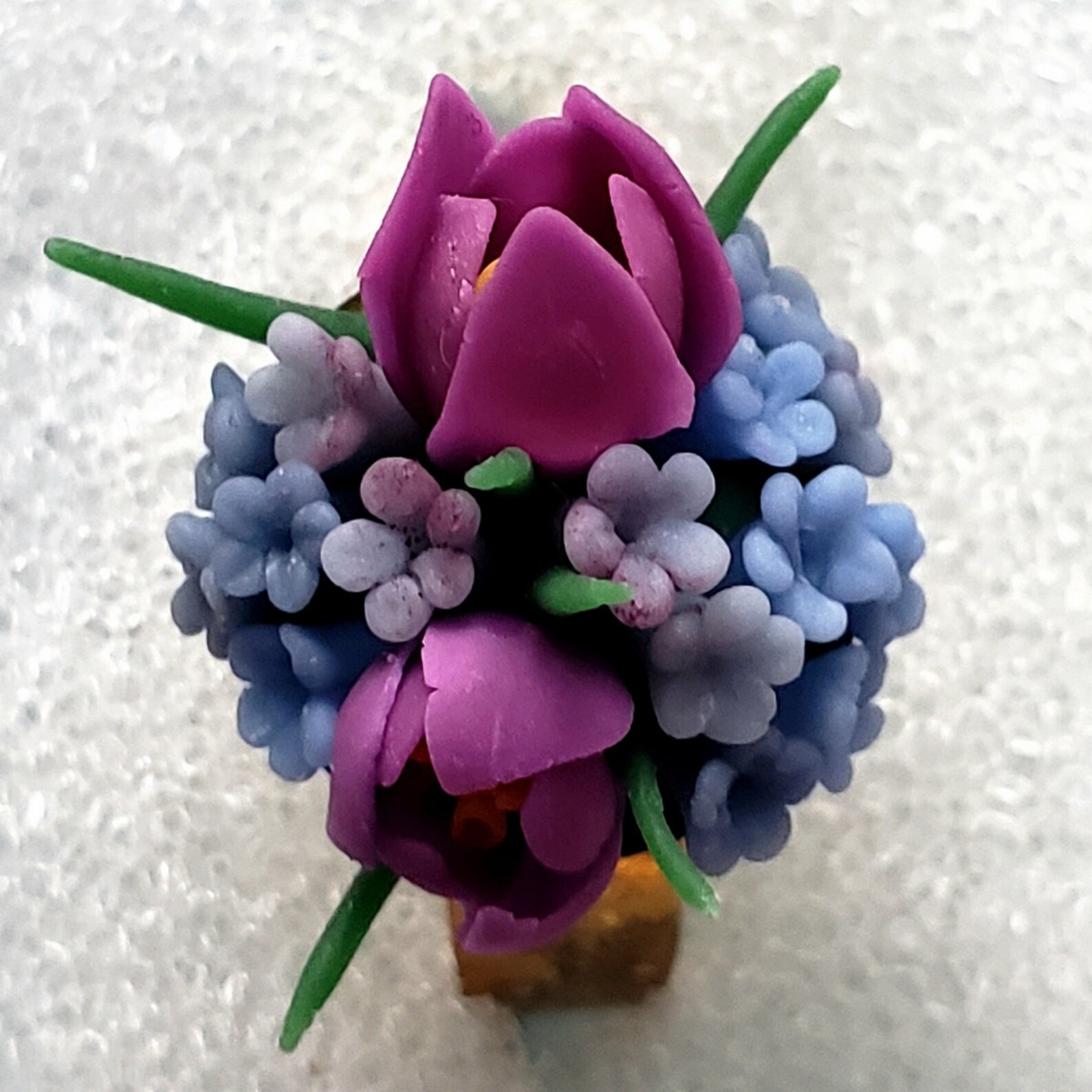 Ring Crocus in the Garden Air Dry Polymer Clay PDF Tutorial - Etsy