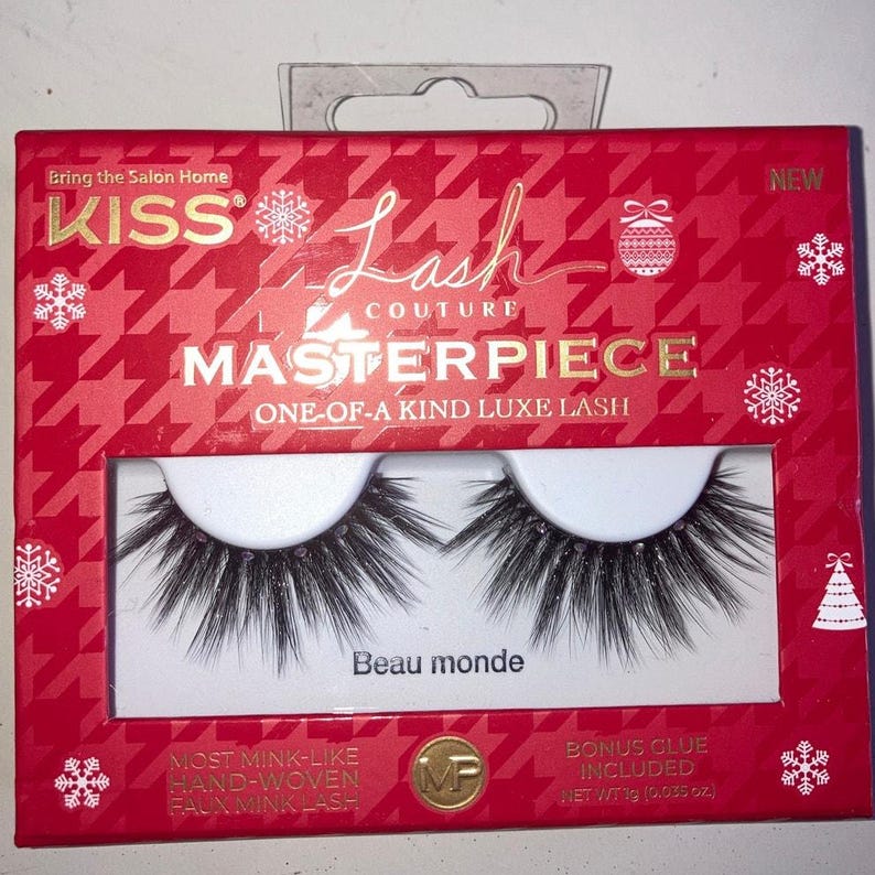 Kiss Lash Couture Masterpiece Holiday Masterpiece faux nertswimpers afbeelding 1