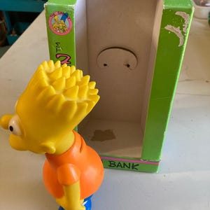 tirelire bart simpson années 90 d'époque complete tbe