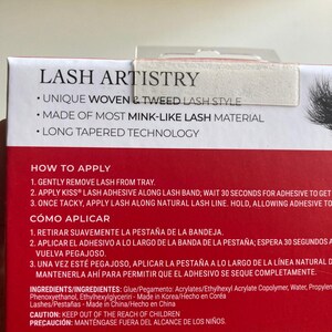 Kiss Lash Couture Masterpiece Holiday Masterpiece faux nertswimpers afbeelding 4