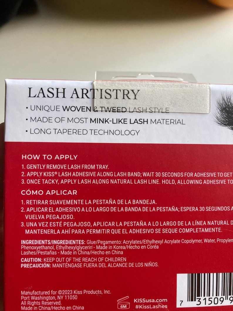 Kiss Lash Couture Masterpiece Holiday Masterpiece faux nertswimpers afbeelding 4