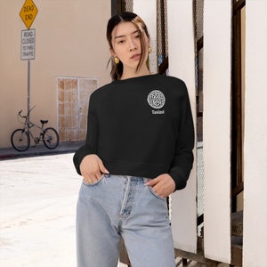 Women's Cropped Fleece Pullover