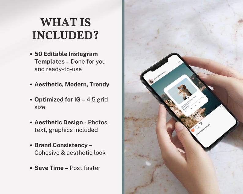 What’s Included. Includes 50 editable Canva templates designed for travel bloggers, agencies, and creators – with summery designs, beach quotes, and itinerary posts.