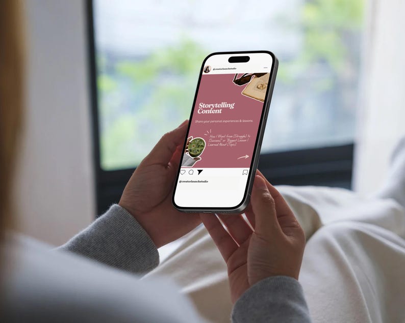 Pink Instagram Template 100 Editable Viral Canva Carousel Templates for ...