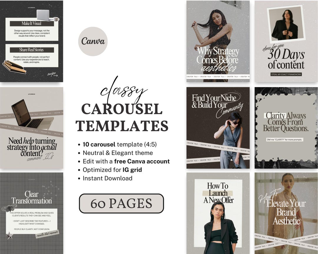 60 Trendy Instagram Carousel Templates Beige Neutral Aesthetic Canva 60-trendy-instagram-carousel-templates-beige-neutral-aesthetic-canva
