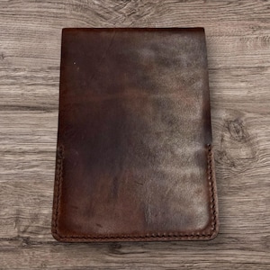 Handmade Leather Field Notebook Holder | Hermann Oak Leather | Fits 4x6 Notebooks | Hand Stitched | Built for a Lifetime