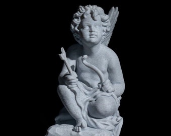 Statuette of Cupid | 3D Printed | Decor | Home | Minimalistic | Friendship | Love | Gifting | Heart | St. Valentines | Anniversary | Statue