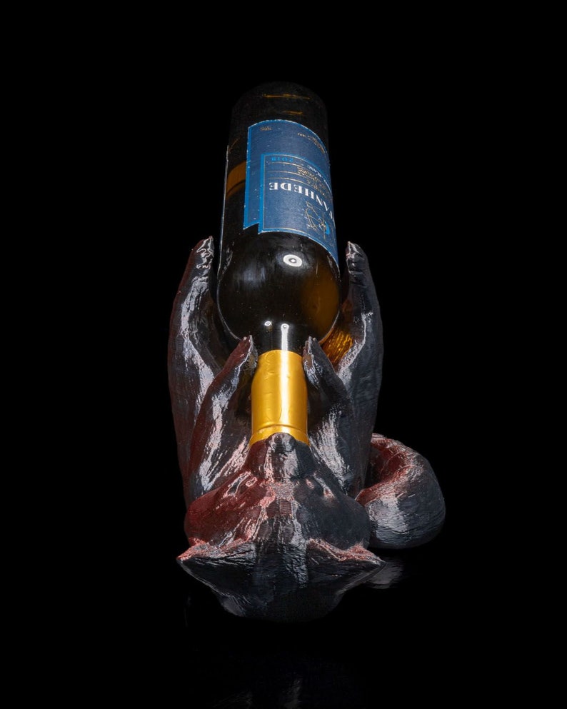 Handmade 3d-printed Red Panda Wine Holder: Adorable and Eco-friendly