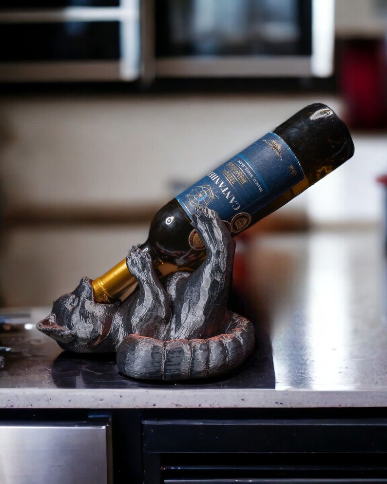 Handmade 3d-printed Red Panda Wine Holder: Adorable and Eco-friendly