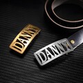 Customized Name Belt Buckle | Initial Name Buckle Belt with Leather | Personalized Men Gift Belt for Men and Women | Custom Buckle Name Boys
