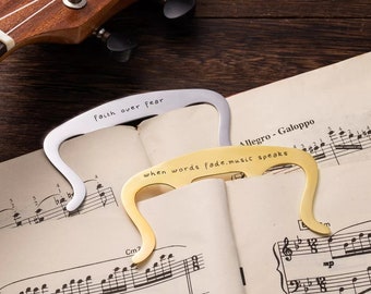 Custom-designed Music Book Holder Clip | Personalized Music Holder Gifts | Name Music Book Holder Clip | Gift for the Musician and Composers