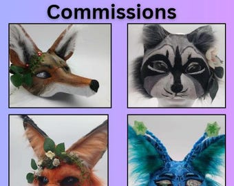 Encargos de máscaras de animales