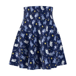 Kawaii Astronaut Cats Space Pattern Skaterrok