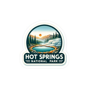 Hot Springs National Park Vinyl Decal