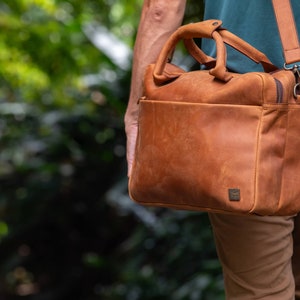 Sac pilote en cuir