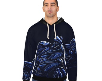 Unisex Pullover Hoodie (AOP) for Yamaha