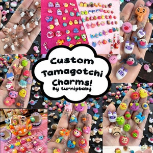 CUSTOM Handmade Tamagotchi Charms accessories