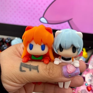 Asuka und Rei inspirierte Hippers- Stick on Buddies!