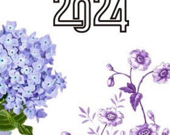 Purple 2024|Little Lavenders|A digital colouring book for flower lovers|Provence de Lavendae