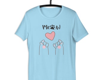 Unisex t-shirt, DTG printing, Cat lovers