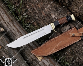 Cuchillo kukri de acero de Damasco: herramienta de supervivencia vikinga hecha a mano