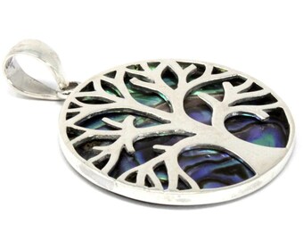 Pendentif arbre de vie en argent - Inspiré de la nature, bijoux de guérison - Collier symbole spirituel