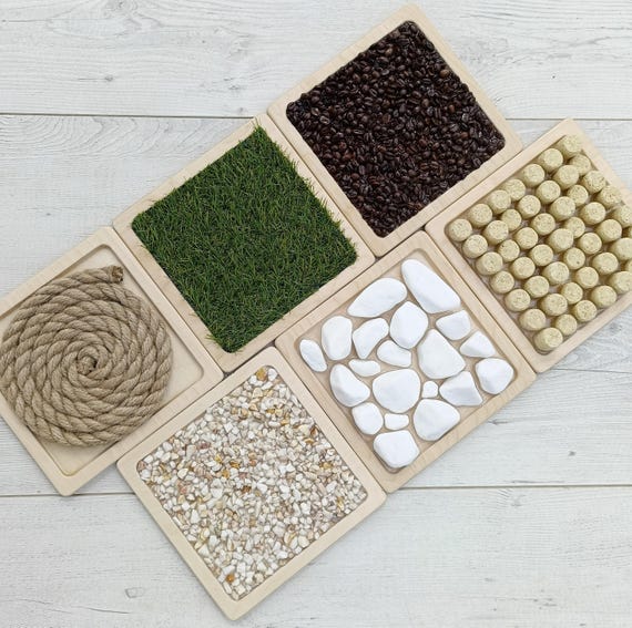 Percorso sensoriale per bambini, giocattoli educativi Montessori