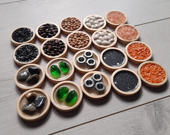 Discos sensoriales para niños pequeños, juego sensorial de