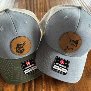 Marlin Lederpatch Hut, Richardson 112, Trucker Hut, patriotischer Hut