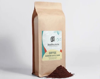 Fusión de café con champiñones - Melena de león y Chaga 16 oz