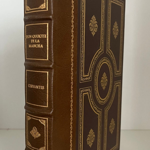 Don Quixote De La Mancha, Cervantes, Franklin Library - 1979, 1/4 Leather Bound