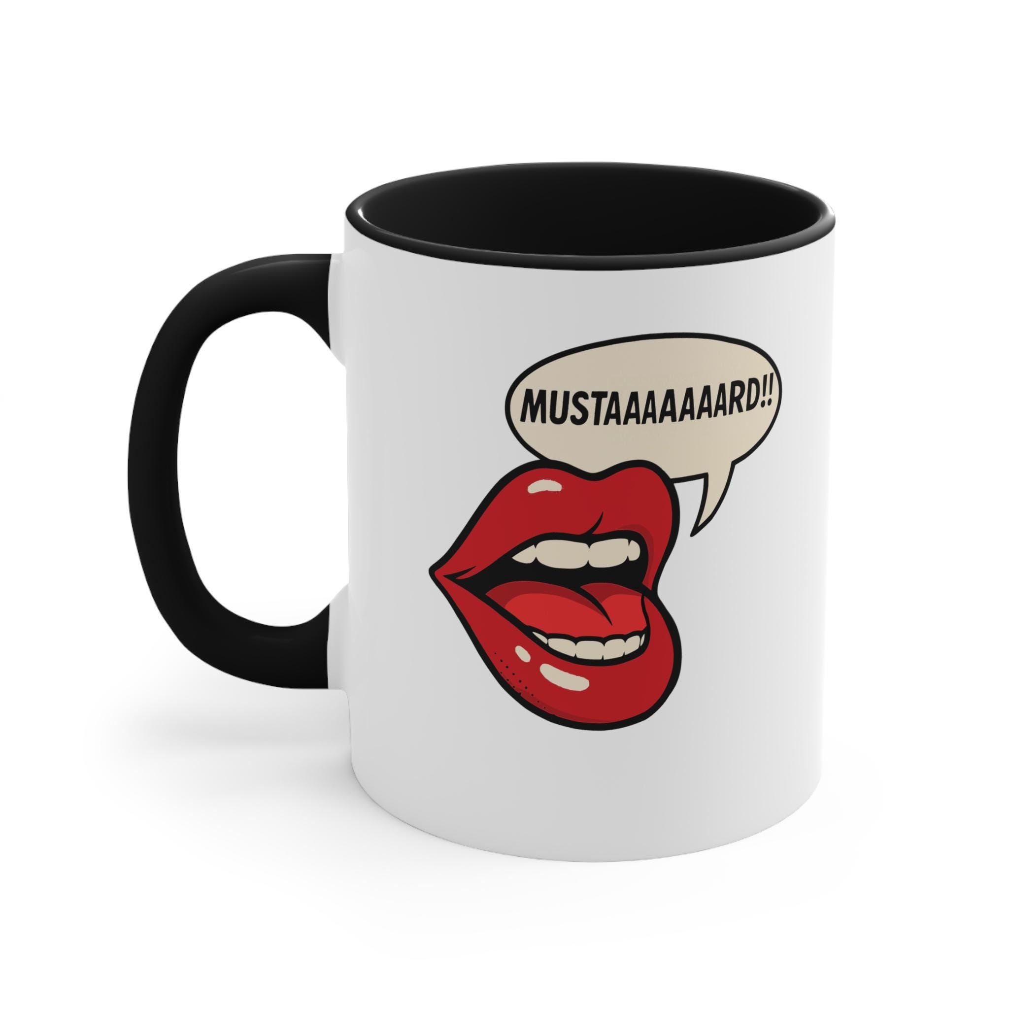 MUSTARD!! Mug - Kendrick Lamar GNX TV Off Rap Battle Gift, Hip-Hop Pop Art Coffee Cup, Mustard Shout Meme Mug