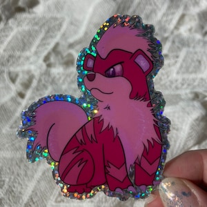 Sparkly Pink Growlithe