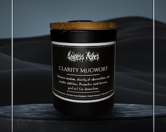 Lucid Dreaming Candle Infused with Mugwort for Deep Sleep and Prophetic Dreams