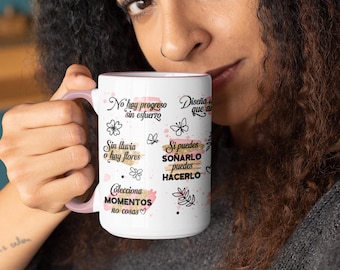 Affirmations Mug Gift Inspirational Tea Mug Morning Motivational Mug Positive Vibes Daily Reminder, Daily Reminders Mug Coffee Mug Positive