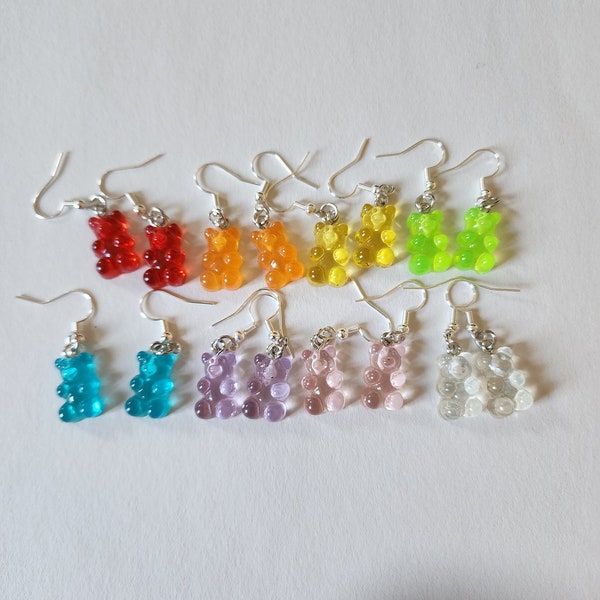 Gummy bear earrings