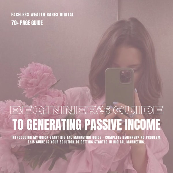 Beginner's Guide To Passive Income, Freebie Guide, Lead Magnet, Digital Wealth, PLR Guide, MRR, Make Money Online, DWA, Ubc, Digital Product