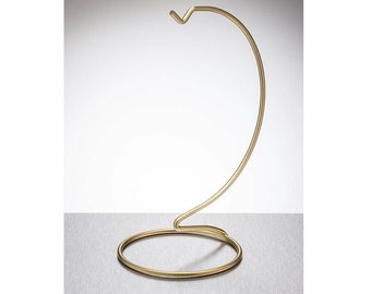 Medium Metal Ornament Stand - Gold