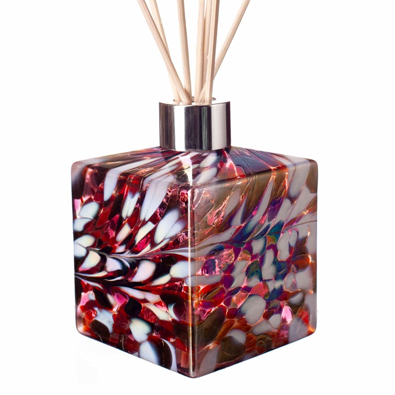 Cube Reed Diffuser - Red Black White Iridescence - Etsy
