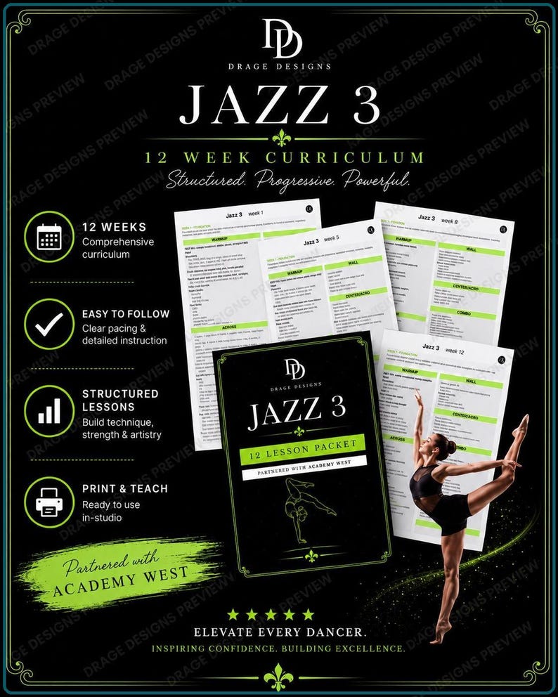 Komplettes Tanzstudio-Curriculum-Paket – 144 sofort unterrichtsfertige Lektionen Bild 11