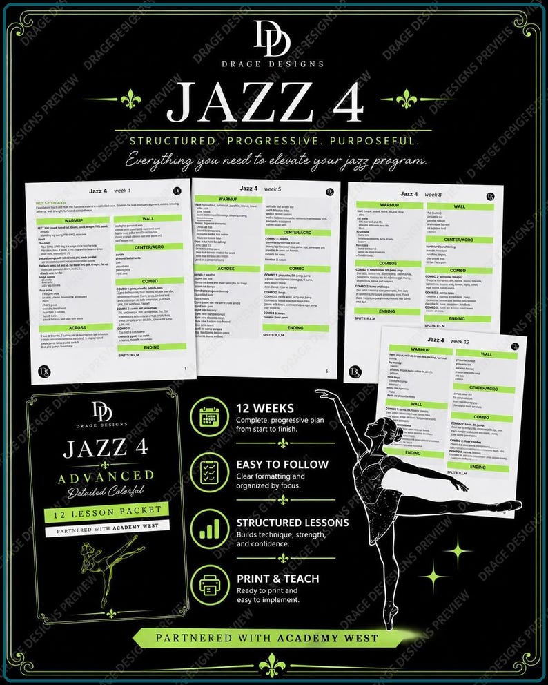 Komplettes Tanzstudio-Curriculum-Paket – 144 sofort unterrichtsfertige Lektionen Bild 12