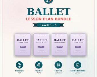 Ballett-Lehrplanpaket – Stufen 1–4