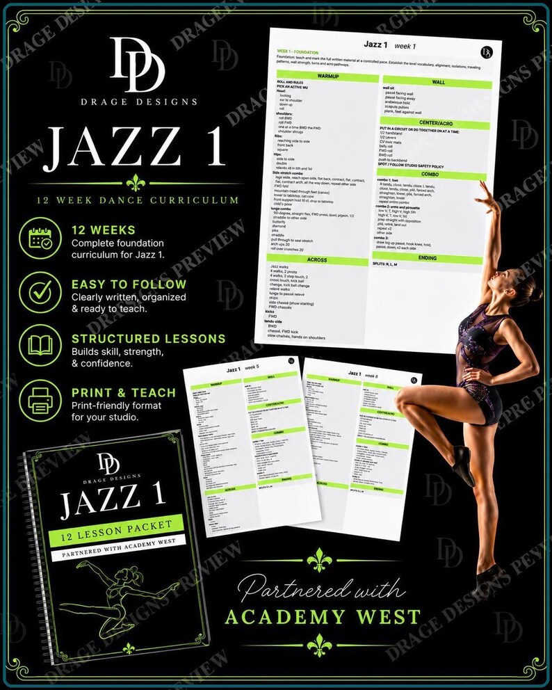 Komplettes Tanzstudio-Curriculum-Paket – 144 sofort unterrichtsfertige Lektionen Bild 9