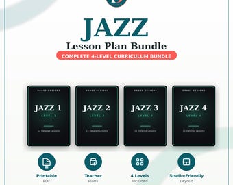 Jazz-Lehrplanpaket – Stufen 1–4