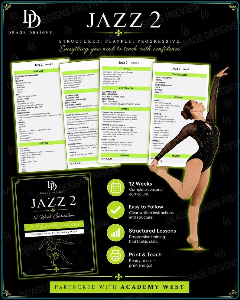 Komplettes Tanzstudio-Curriculum-Paket – 144 sofort unterrichtsfertige Lektionen Bild 10