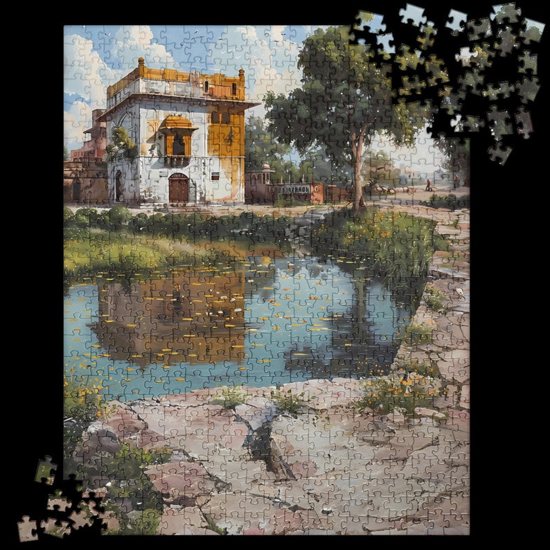 Pind of Punjab Legacy Jigsaw Puzzle History & Culture Landscape Etsy